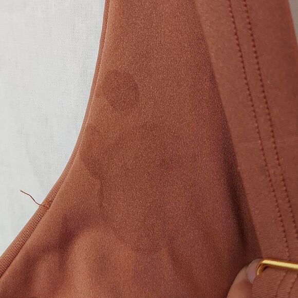 Gabifresh x Swimsuits For All Rose Gold One Piece Swimsuit Sz 22 G/H - Picture 7 of 12